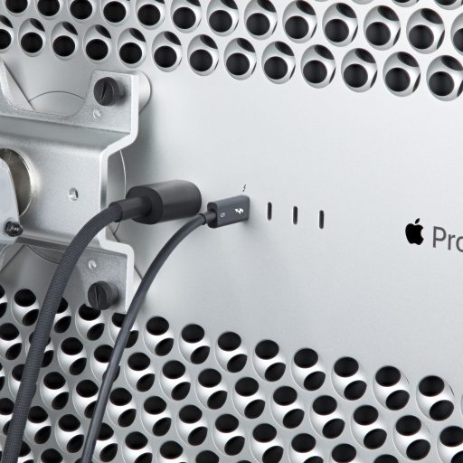 StarTech.com TBLT5MM50CM240W Thunderbolt kábel 0,5 M 80 Gbit/s Fekete