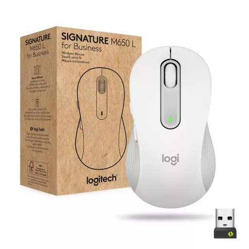 Logitech Signature M650 L for Business egér Irodai Jobbkezes Bluetooth Optikai 4000 DPI