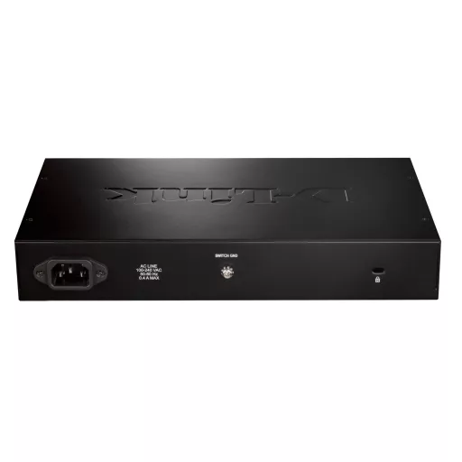 D-Link DGS-1016D/E hálózati kapcsoló Beállítást nem igénylő (unmanaged) Fekete, Fémes
