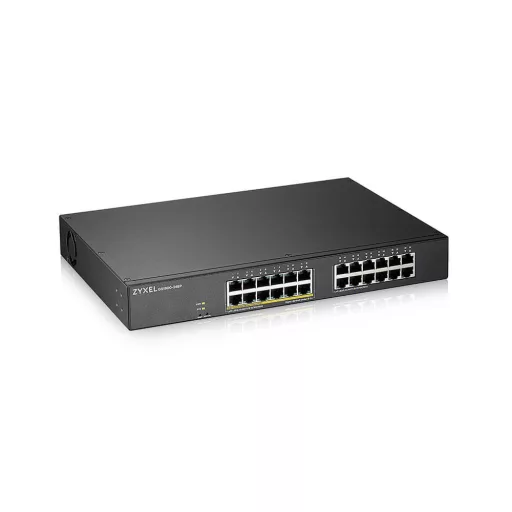 Zyxel GS1900-24EP Vezérelt L2 Gigabit Ethernet (10/100/1000) Ethernet-áramellátás (PoE) támogatása Fekete