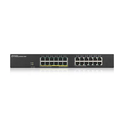 Zyxel GS1900-24EP Vezérelt L2 Gigabit Ethernet (10/100/1000) Ethernet-áramellátás (PoE) támogatása Fekete