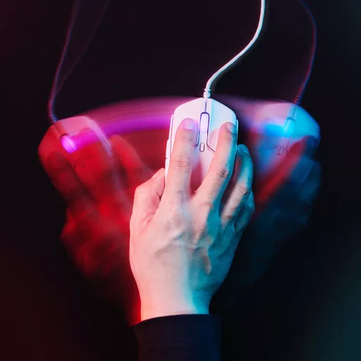 HyperX Pulsefire Haste 2 Wired White Gaming Mouse egér Játék Kétkezes USB A típus 26000 DPI