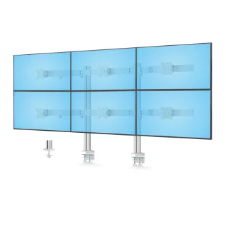   StarTech.com 6-MONITOR-ARM-A asztali TV konzol 81,3 cm (32") Fehér