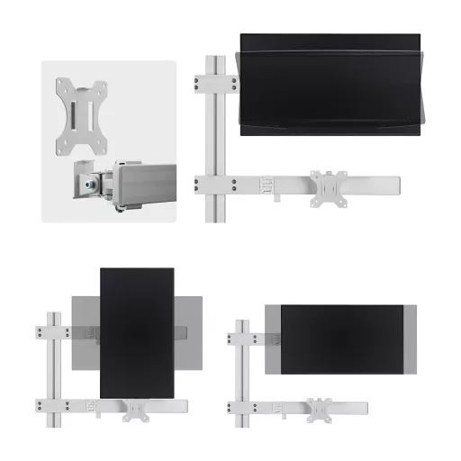 StarTech.com 6-MONITOR-ARM-A asztali TV konzol 81,3 cm (32") Fehér