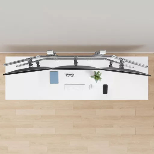 StarTech.com 6-MONITOR-ARM-A asztali TV konzol 81,3 cm (32") Fehér