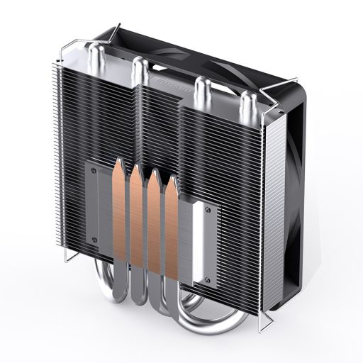 Jonsbo HP-400S Processzor Hűtő 9 cm Fekete