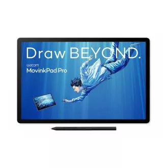   Wacom MovinkPad Pro 14 digitális rajztábla Szürke 5080 lpi 302 x 189 mm USB/Bluetooth