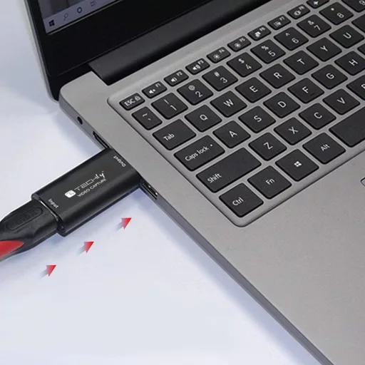 Techly I-USB-VIDEO-1080TY videó konverter 1920 x 1080 pixelek
