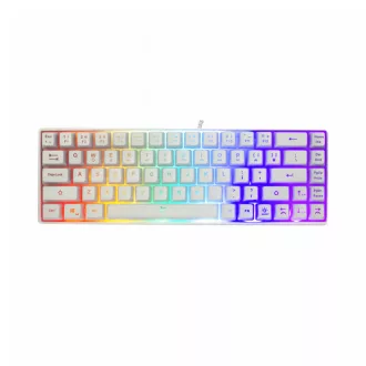   White Shark RONIN White billentyűzet Univerzális USB QWERTY Angol Fehér