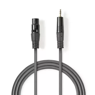 Nedis COTH15320GY10 audio kábel 1 M XLR (3-pin) Szürke