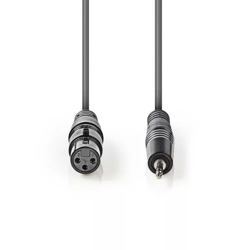 Nedis COTH15320GY10 audio kábel 1 M XLR (3-pin) Szürke
