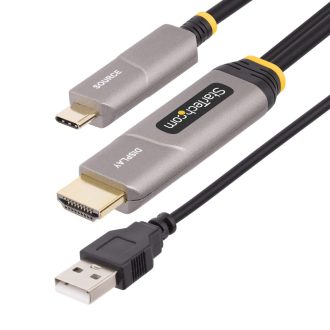   StarTech.com 145B-USBC-HDMI4K-AOC video átalakító kábel 9,15 M USB C-típus HDMI A-típus (Standard) Fekete