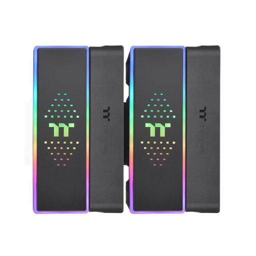 Thermaltake ASTRIA 600 Processzor Hűtő 12 cm Fekete 2 db