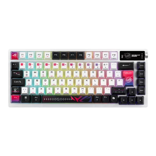 ASUS ROG Azoth X billentyűzet Játék USB + RF Wireless + Bluetooth QWERTZ Fehér