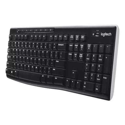 Logitech 920-003746 billentyűzet Irodai Vezeték nélküli RF QWERTY Spanyol Fekete