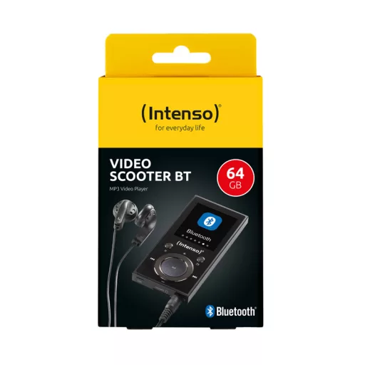 Intenso 3717490 MP3/MP4 lejátszó 64 GB Fekete