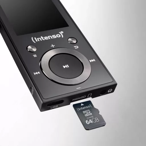 Intenso 3717490 MP3/MP4 lejátszó 64 GB Fekete