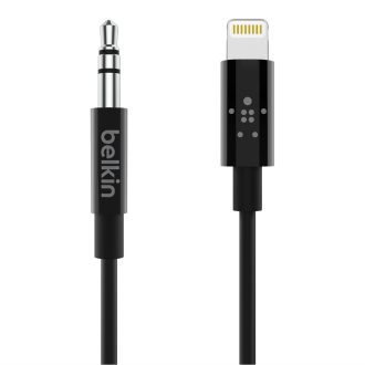 Belkin AV10172BT03-BLK audio kábel 0,9 M 3.5mm Fekete