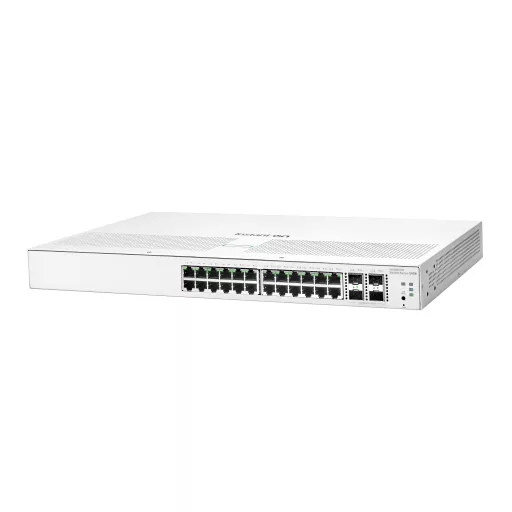 HPE Aruba Networking Networking Instant On Switch 24p Gigabit 4p SFP+ 1930 Vezérelt L2/L3/L4 Gigabit Ethernet (10/100/1000) 1U Fehér