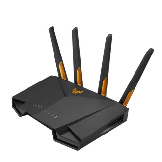   ASUS TUF Gaming AX3000 V2 vezetéknélküli router Gigabit Ethernet Kétsávos (2,4 GHz / 5 GHz) Fekete, Narancssárga