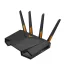 ASUS TUF Gaming AX3000 V2 vezetéknélküli router Gigabit Ethernet Kétsávos (2,4 GHz / 5 GHz) Fekete, Narancssárga