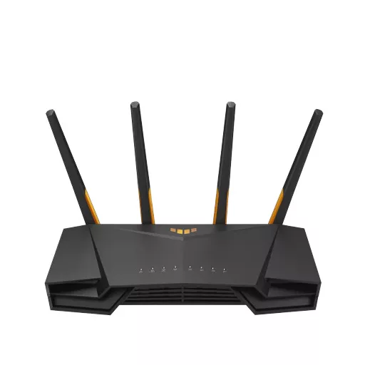 ASUS TUF Gaming AX3000 V2 vezetéknélküli router Gigabit Ethernet Kétsávos (2,4 GHz / 5 GHz) Fekete, Narancssárga