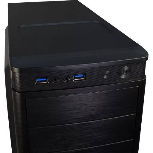 Inter-Tech IT-5905 Midi Tower Fekete
