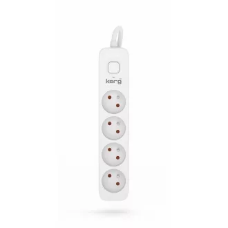 KERG power strip with switch 4 sockets 1.5m-16A