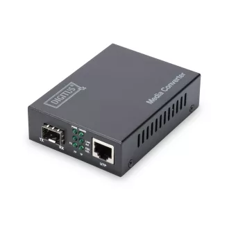   Digitus DN-82130 hálózati média konverter 1000 Mbit/s Fekete