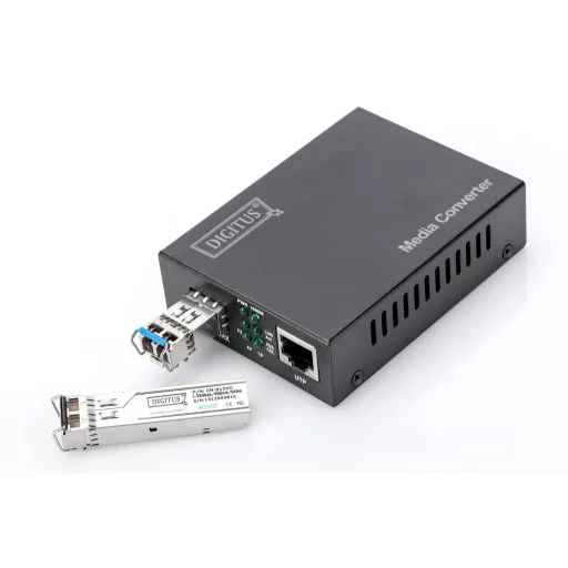 Digitus DN-82130 hálózati média konverter 1000 Mbit/s Fekete