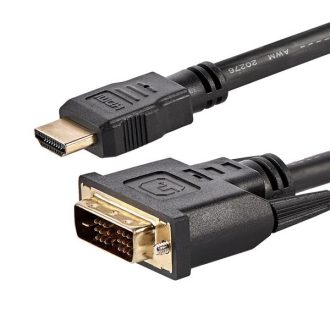   StarTech.com HDMIDVIMM6 video átalakító kábel 1,8 M HDMI DVI-D Fekete