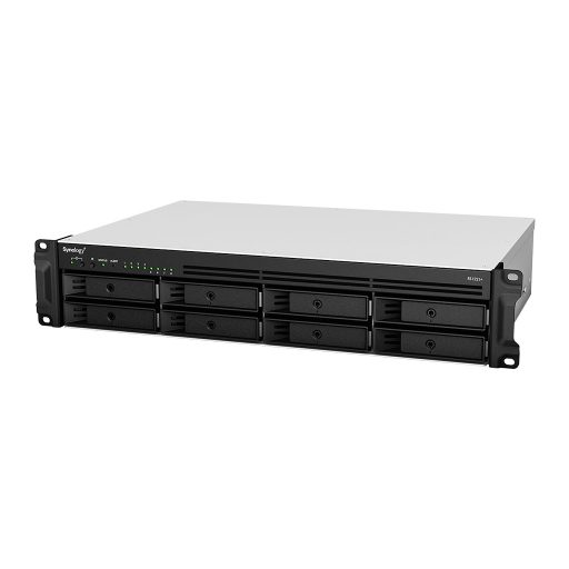 Synology RackStation RS1221+ tárolószerver NAS Rack (2U) Ryzen Embedded V1500B 4 GB DDR4 0 TB DiskStation Manager Fekete