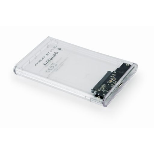 Gembird EE2-U3S9-6 tárolóegység burkolat HDD ház Átlátszó 2.5"