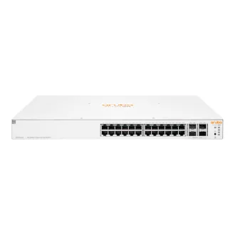   HPE Aruba Networking Instant On 1930 24G Class4 PoE 4SFP/SFP+ 370W Vezérelt L2+ Gigabit Ethernet (10/100/1000) Ethernet-áramellátás (PoE) támogatása 1U Fehér