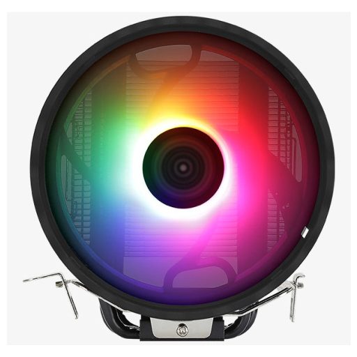 Aerocool Rave 3 FRGB Processzor Hűtő 12 cm Fekete, Fehér 1 db