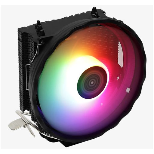 Aerocool Rave 3 FRGB Processzor Hűtő 12 cm Fekete, Fehér 1 db