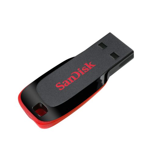 SanDisk Cruzer Blade USB flash meghajtó 128 GB USB A típus 2.0 Fekete, Vörös