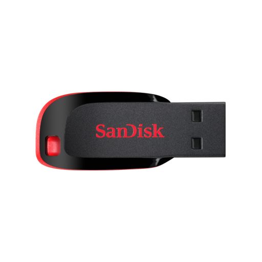 SanDisk Cruzer Blade USB flash meghajtó 128 GB USB A típus 2.0 Fekete, Vörös