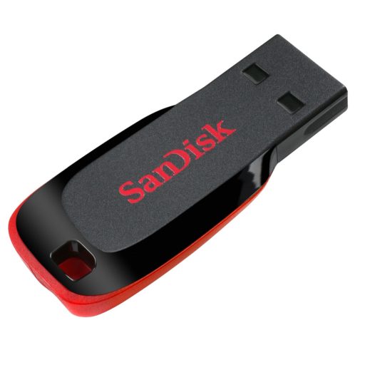 SanDisk Cruzer Blade USB flash meghajtó 128 GB USB A típus 2.0 Fekete, Vörös
