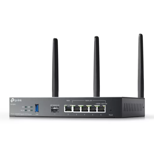 TP-Link Omada ER706W vezetéknélküli router Gigabit Ethernet Kétsávos (2,4 GHz / 5 GHz) Fekete