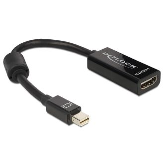   DeLOCK Adapter mini Displayport / HDMI 0,18 M HDMI A-típus (Standard) Fekete