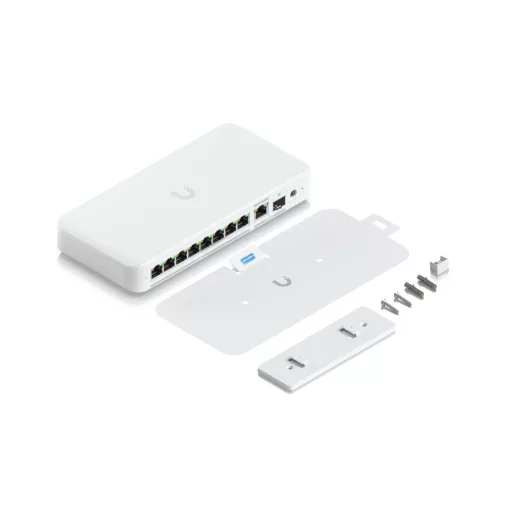 Ubiquiti UniFi Flex 2.5G PoE Vezérelt L2 2.5G Ethernet (100/1000/2500) Ethernet-áramellátás (PoE) támogatása Asztali/falra szerelhető Fehér