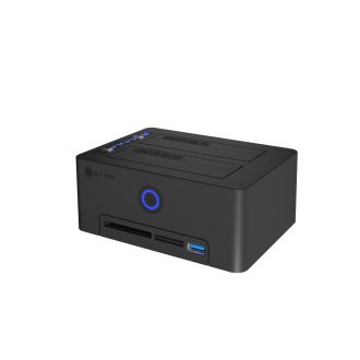 ICY BOX IB-1233CL-CR USB 3.2 Gen 1 (3.1 Gen 1) Type-A Fekete