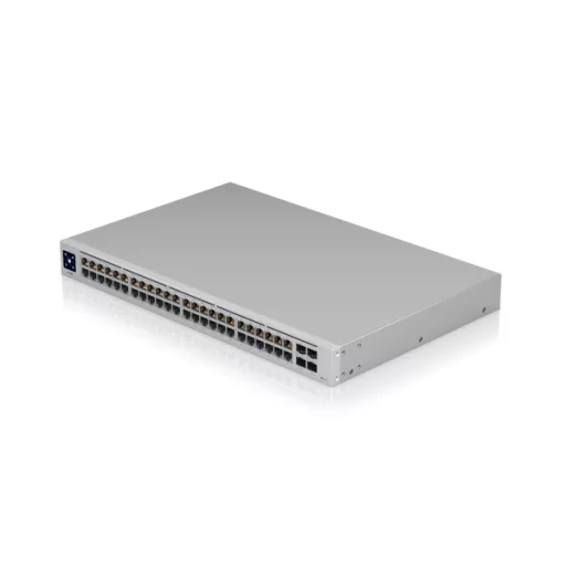 Ubiquiti UniFi USW-48-POE hálózati kapcsoló Vezérelt L2 Gigabit Ethernet (10/100/1000) Ethernet-áramellátás (PoE) támogatása 1U Rozsdamentes acél