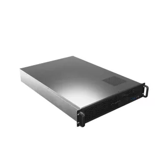 Lanberg SC01-6502-12B moduláris szerver ház Rack (2U) 0 GB