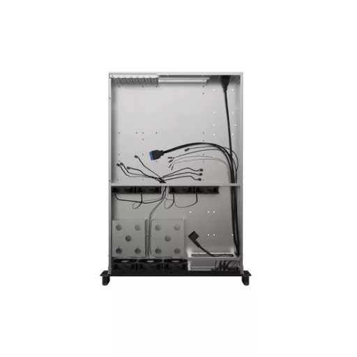 Lanberg SC01-6502-12B moduláris szerver ház Rack (2U) 0 GB
