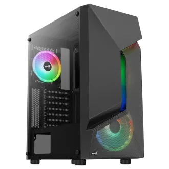 Aerocool SCAPEBKV3 Midi Tower Fekete