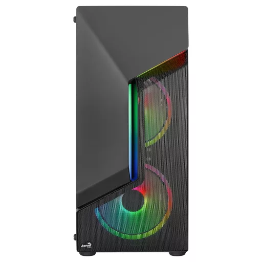 Aerocool SCAPEBKV3 Midi Tower Fekete