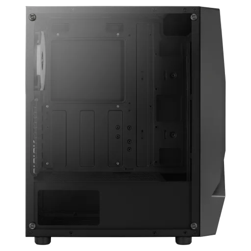 Aerocool SCAPEBKV3 Midi Tower Fekete