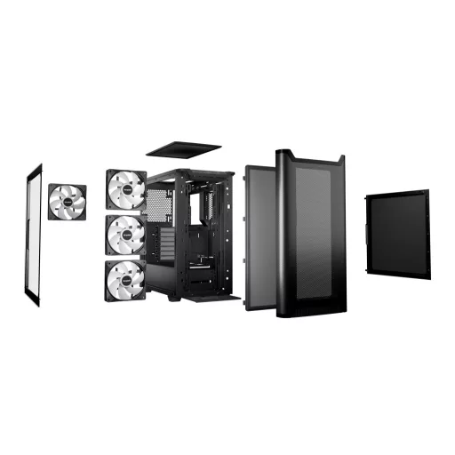 be quiet! Pure Base 501 LX Black Midi Tower Fekete